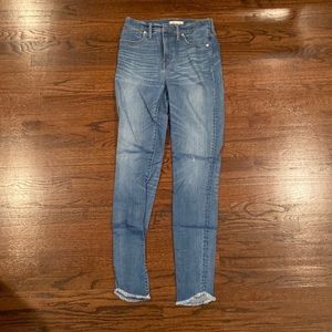 Madewell tall skinny jeans